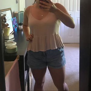 Pink tank top